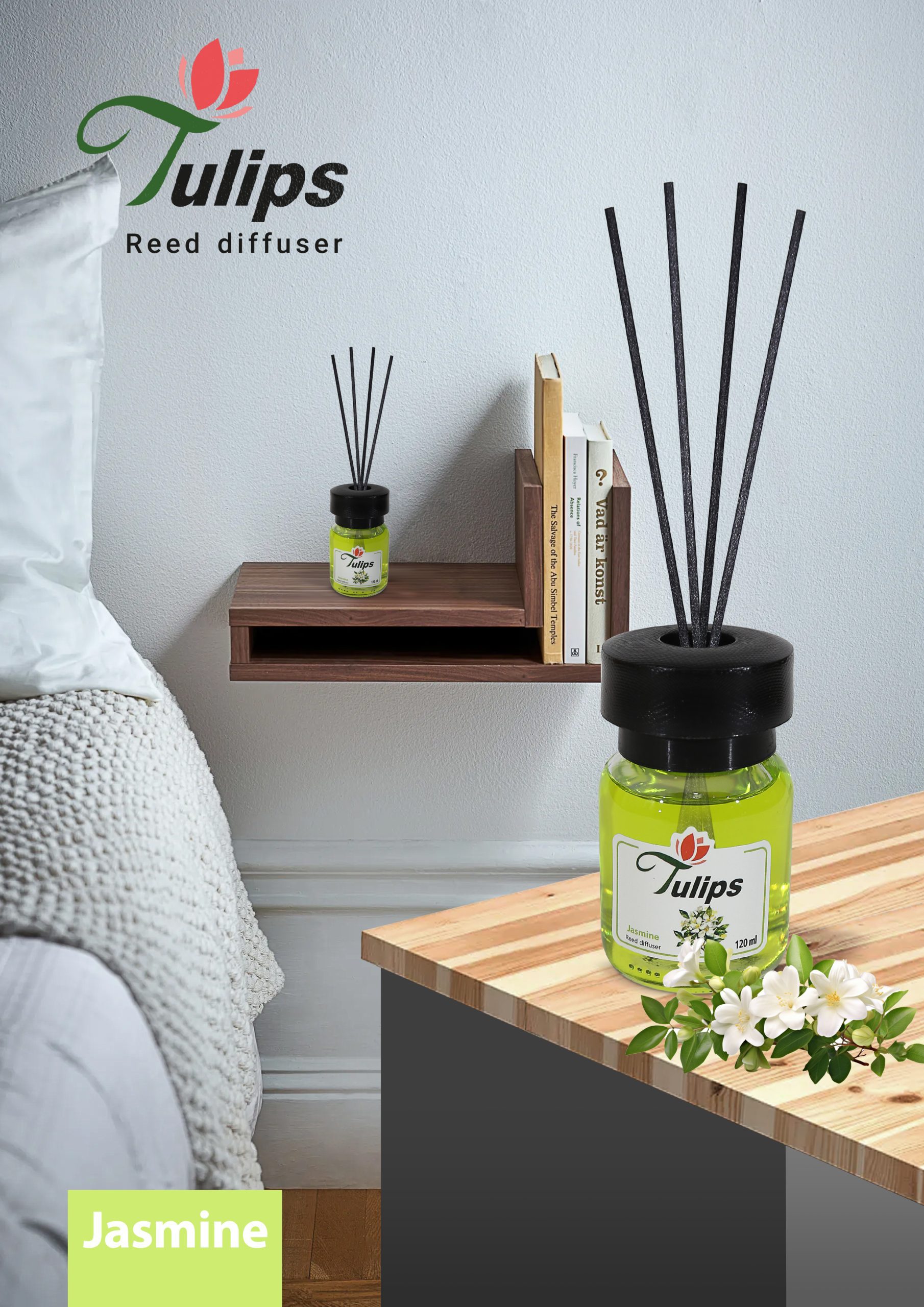 خوشبوکننده هوا رایحه یاس 120 میلیلیتر - تولیپس